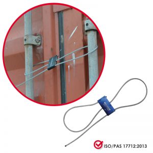 Sello de cable certificado y numerado para contenedores Double Loop